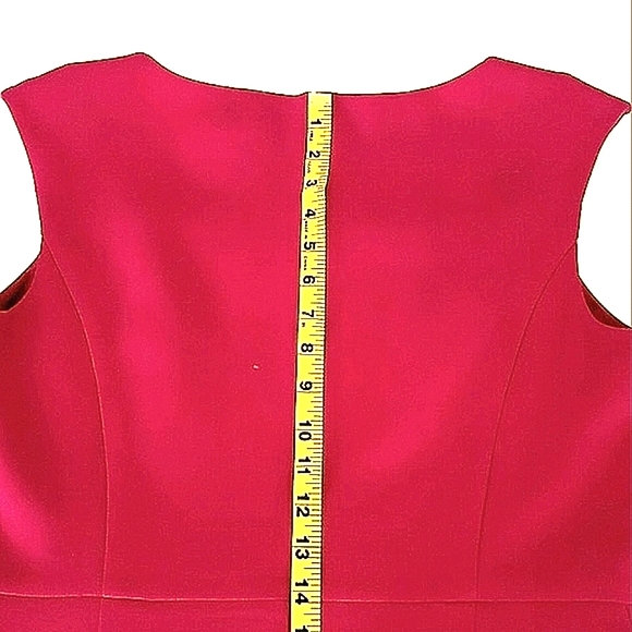 BNWT Ann Taylor pink midi dress (women size 6) - Picture 4 of 8